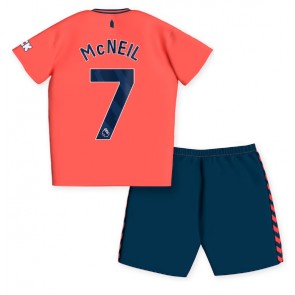 Everton Dwight McNeil #7 Replica Away Stadium Kit for Kids 2023-24 Short Sleeve (+ pants)